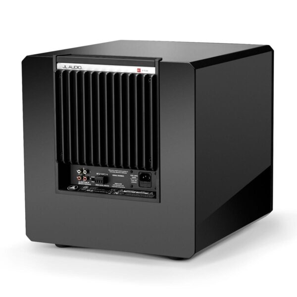 JL Audio E Sub 12 Inch Powered Subwoofer, Black Gloss Finish 5