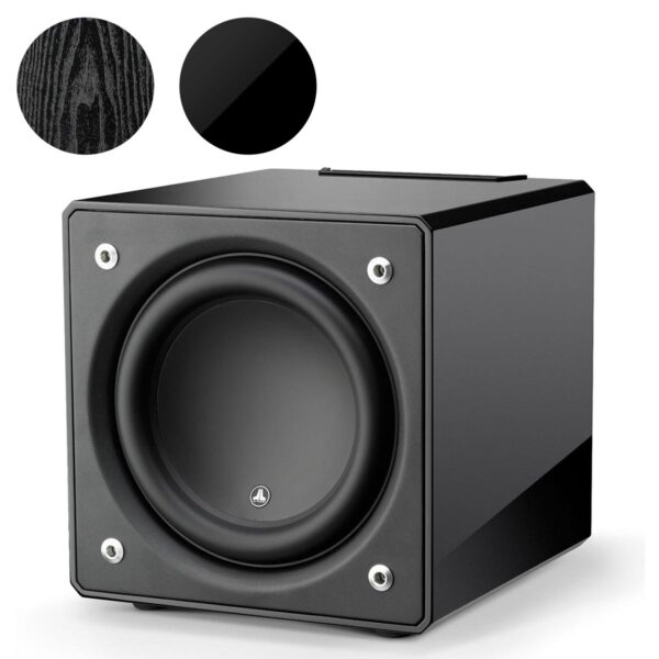 JL Audio E Sub 12 Inch Powered Subwoofer, Black Gloss Finish