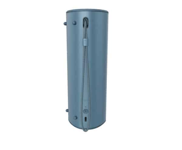 Kef Muo Bluetooth Speaker Blue Aura back