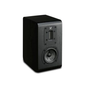 Quad S 1 Bookshelf Speakers Black Oak
