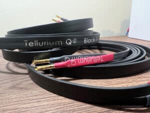 Tellurium Q black ii speaker cable 2.5M pair banana plugs trade in