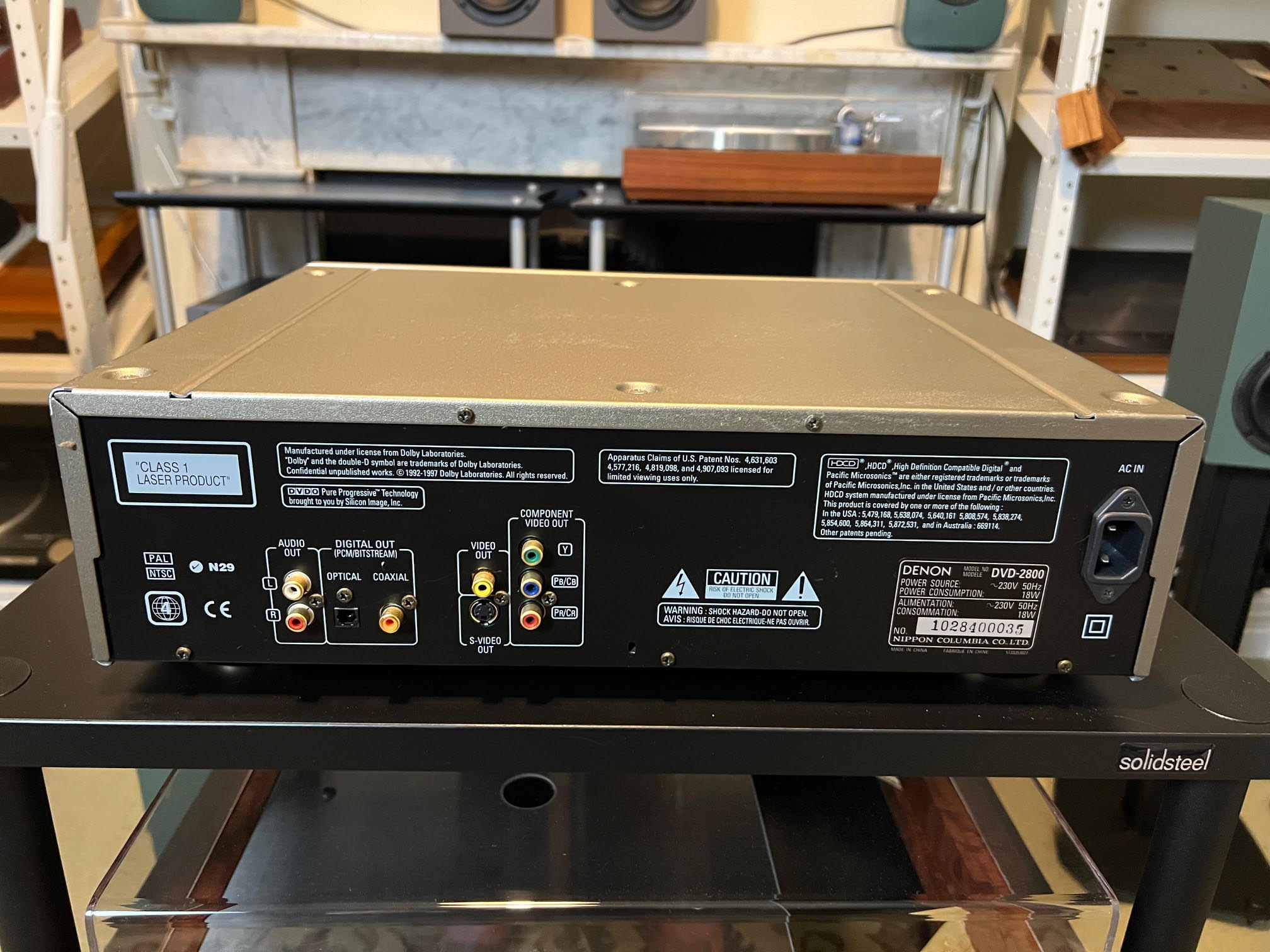 denon dvd 2800 cd player second hand